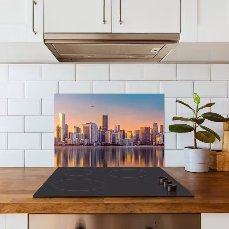 Paraschizzi cucina - Skyline - Edifici - Città — 3
