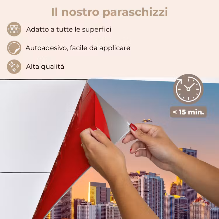 Paraschizzi cucina - Skyline - Edifici - Città — 4