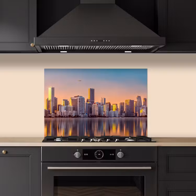 Paraschizzi cucina - Skyline - Edifici - Città — 5