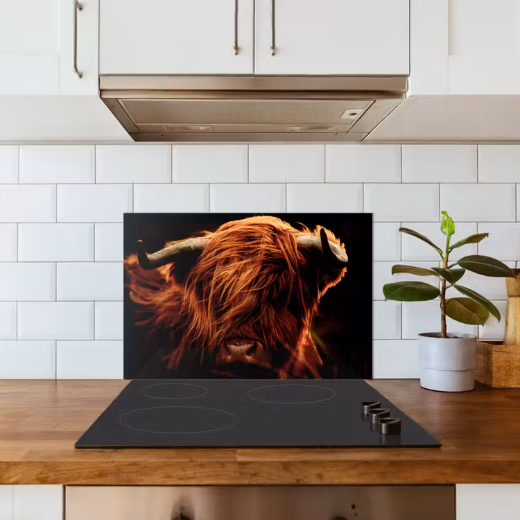 Paraschizzi cucina - Highlander scozzese - Mucca - Corna - Ritratto - Animali — 3