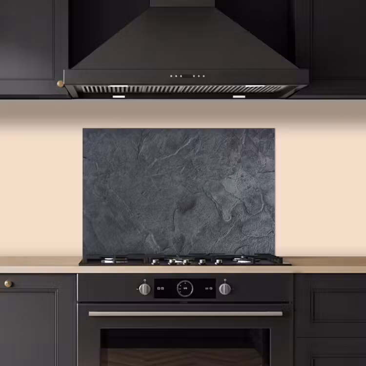 Paraschizzi cucina - Grigio - Cemento - Ardesia - Strutturato - Retrò — 5