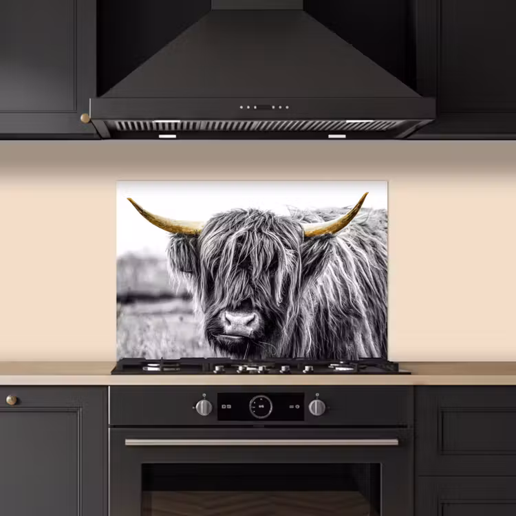 Paraschizzi cucina - Highlander scozzese - Corna - Oro - Nero — 5