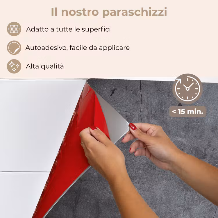 Paraschizzi cucina - Industriale - Cemento - Grigio - Ardesia - Retrò — 4