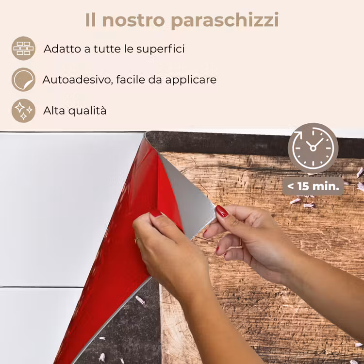 Paraschizzi cucina - Tagliere - Erbe - Cucchiaio - Cucina - Rustico - Mortaio - Erba cipollina — 4