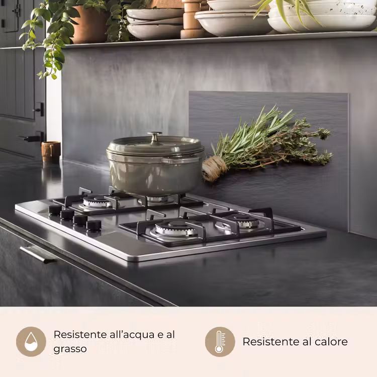 Paraschizzi cucina - Timo - Erbe - Verde - Tavolo - Cucina - Pietra — 2
