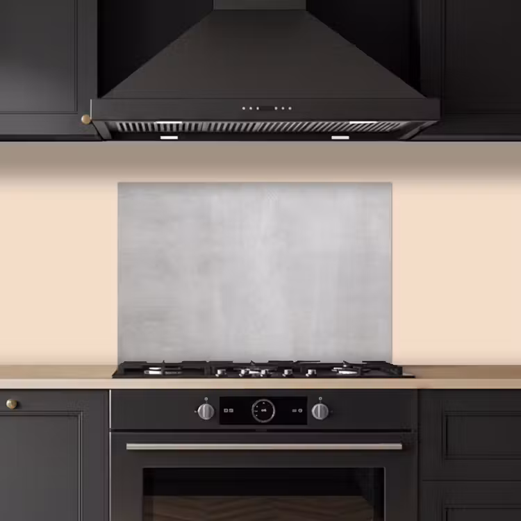 Paraschizzi cucina - Morbido sussurro di cemento — 5