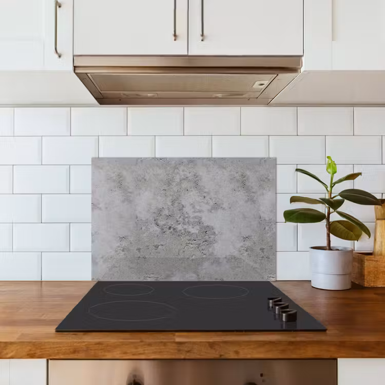 Paraschizzi cucina - Motivo - Grigio - Vecchio - Cemento — 3