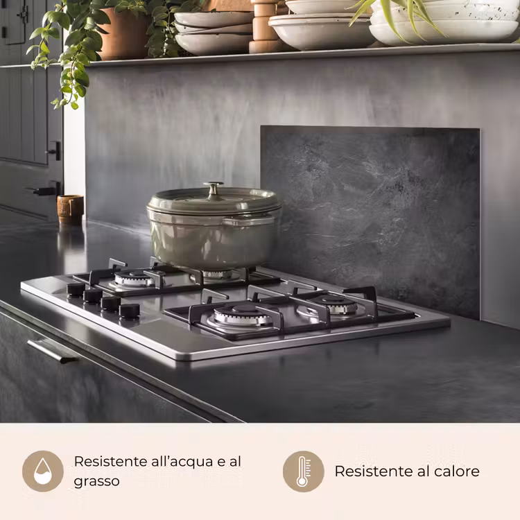 Paraschizzi cucina - Paesaggio di cemento crepuscolare — 2