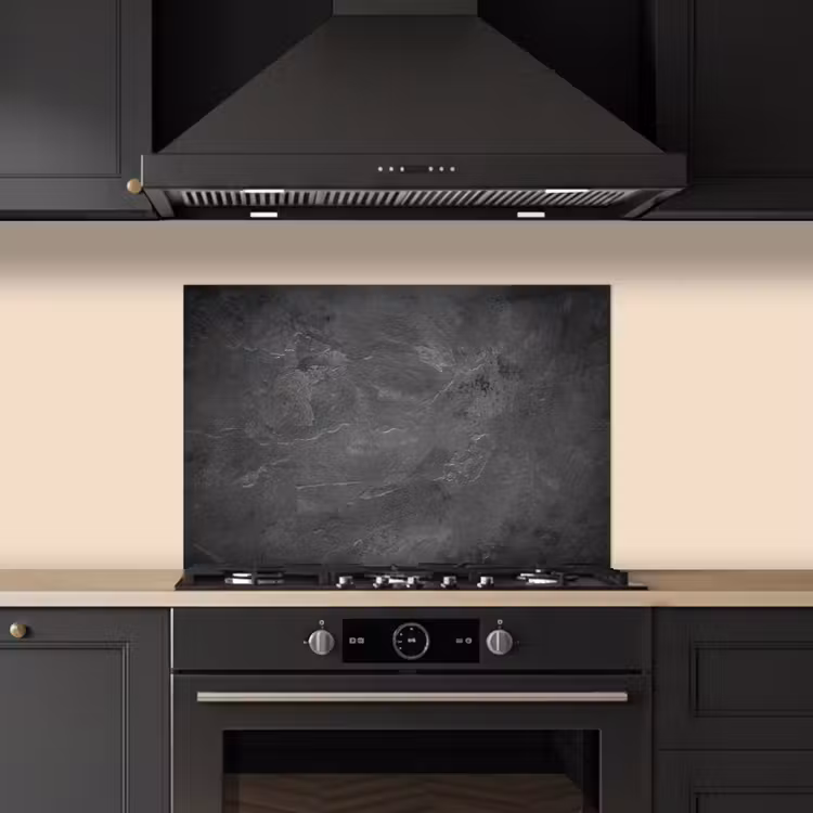 Paraschizzi cucina - Paesaggio di cemento crepuscolare — 5