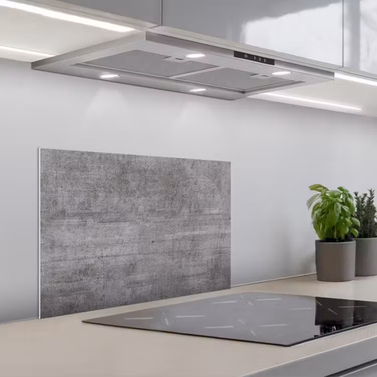 Paraschizzi cucina - Panno di cemento invecchiato — 1