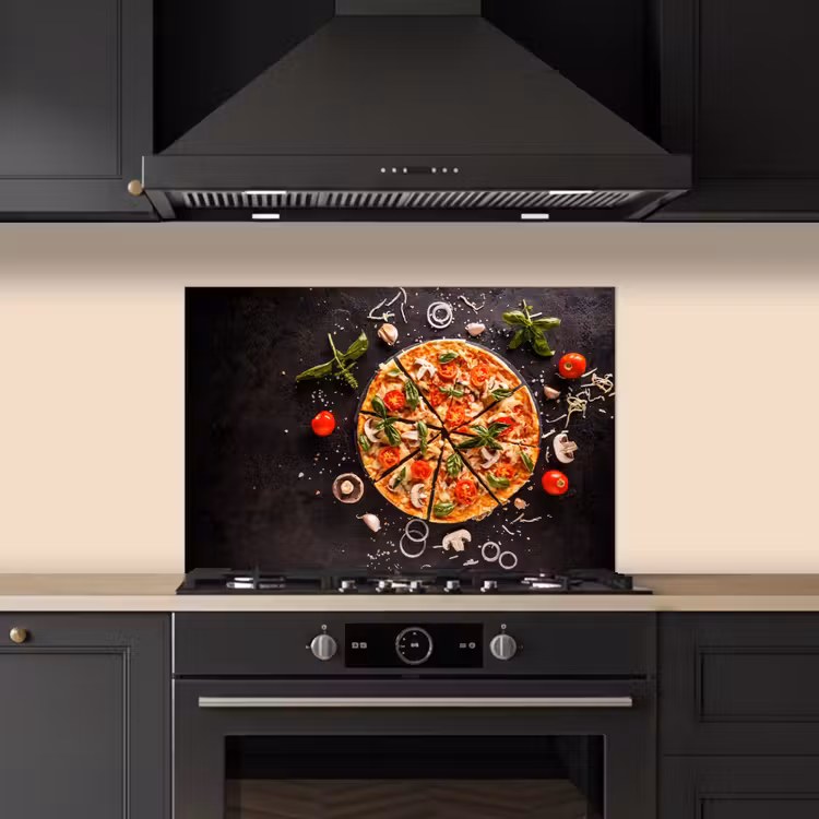 Paraschizzi cucina - Pizza - Verdure - Erbe - Cucina - Industriale — 5