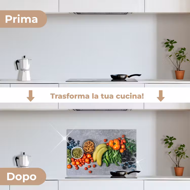 Paraschizzi cucina - Verdura - Frutta - Grigio — 7