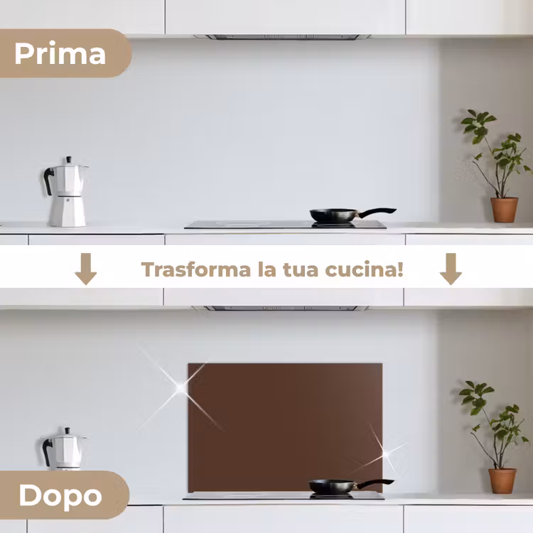 Paraschizzi cucina - Marrone - Scuro - Colori — 7