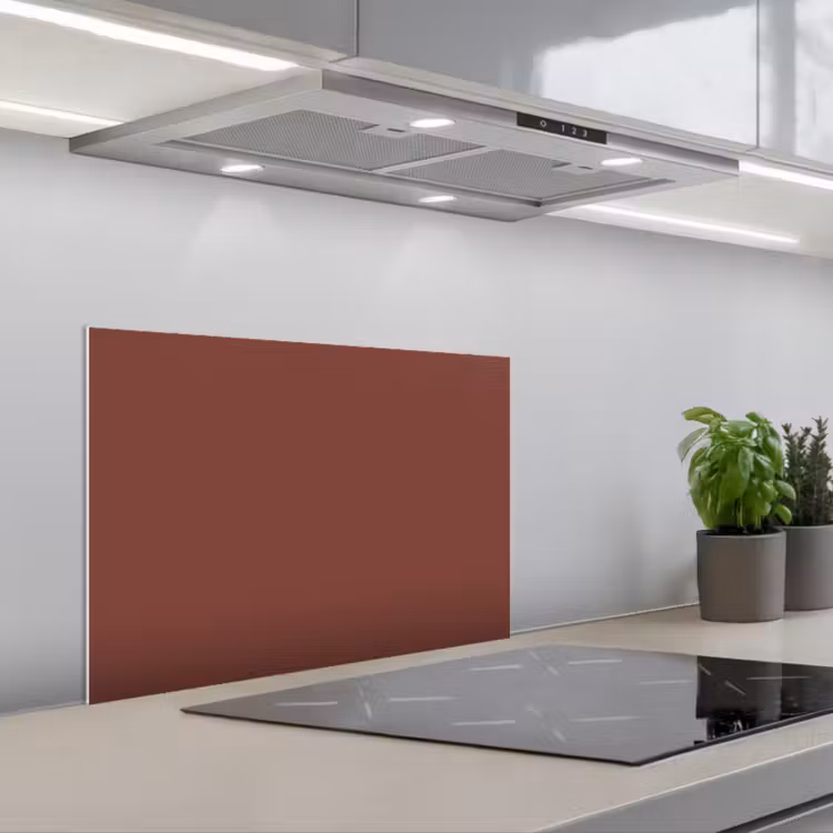 Paraschizzi cucina - Palette - Rosso - Interno — 1