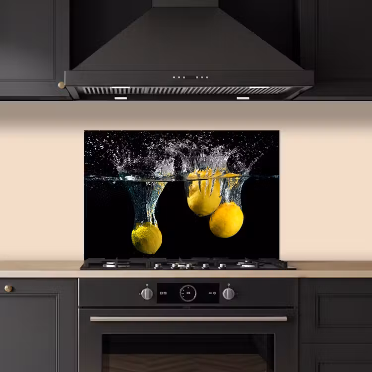 Paraschizzi cucina - Limone - Frutta - Natura morta - Acqua - Giallo — 5