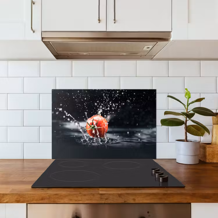 Paraschizzi cucina - Pomodoro - Verdura - Natura morta - Acqua - Rosso — 3