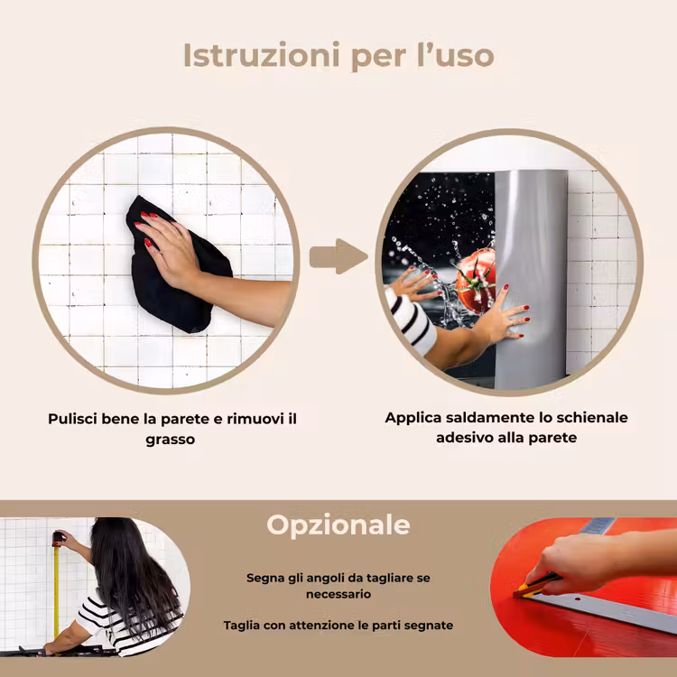 Paraschizzi cucina - Pomodoro - Verdura - Natura morta - Acqua - Rosso — 6