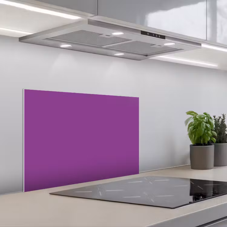 Paraschizzi cucina - Viola - Colori - Tinta unita — 1