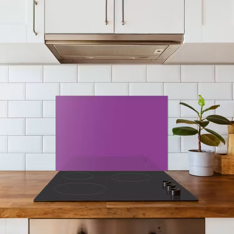 Paraschizzi cucina - Viola - Colori - Tinta unita — 3