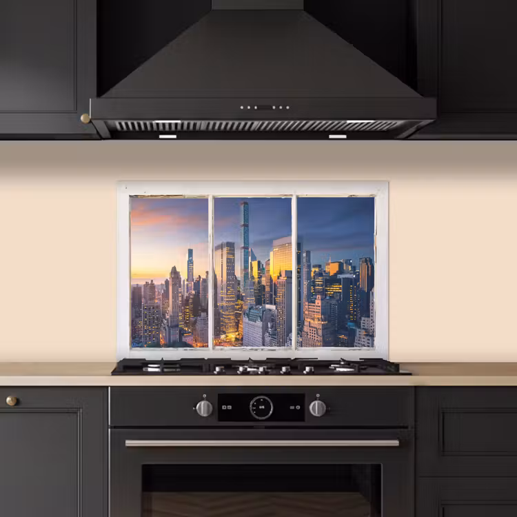 Paraschizzi cucina - New York - Vista - Skyline — 5