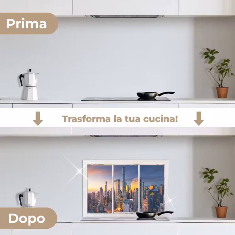 Paraschizzi cucina - New York - Vista - Skyline — 7