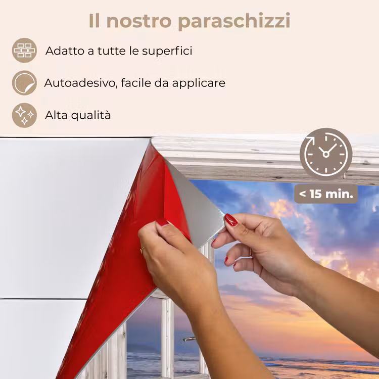 Paraschizzi cucina - Vista - Mare - Spiaggia - Tramonto - Blu — 4