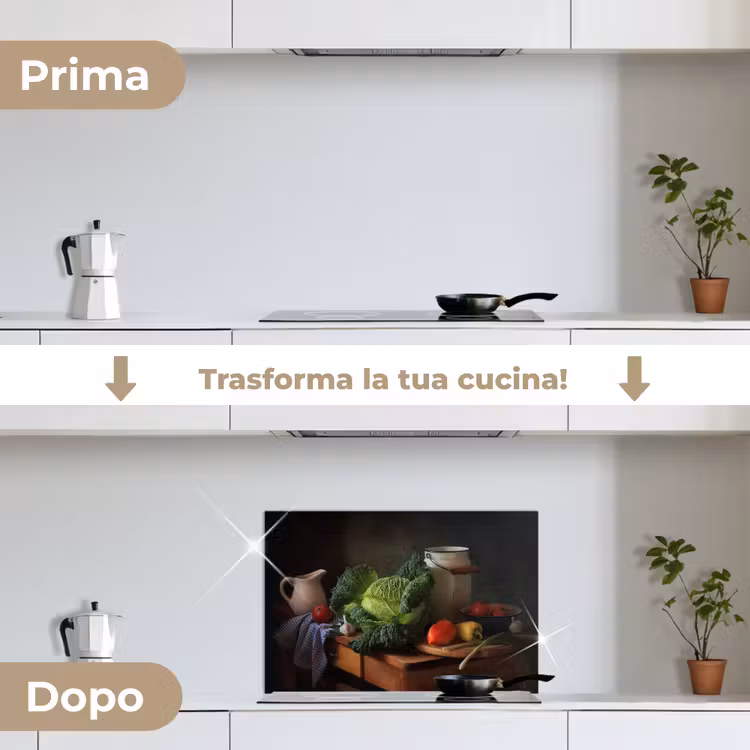 Paraschizzi cucina - Natura morta - Verdure - Colori — 7