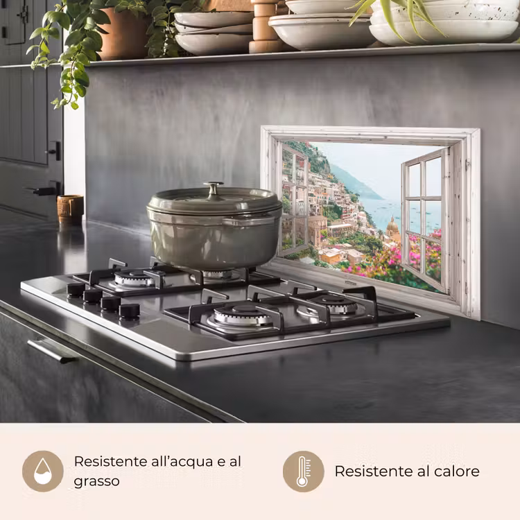 Paraschizzi cucina - Vista sul Mediterraneo — 2