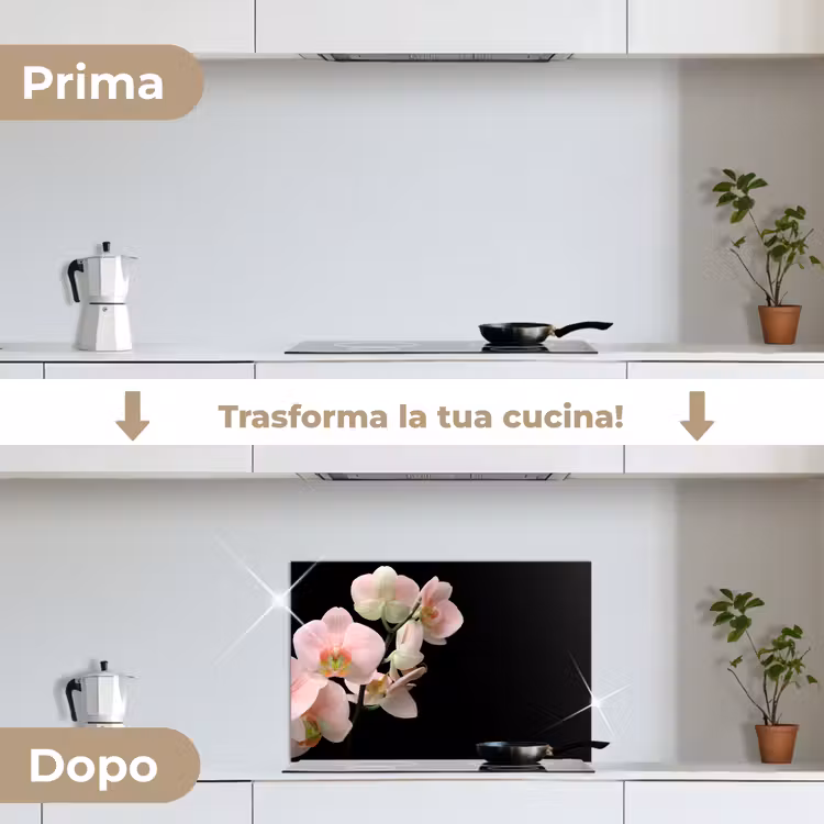 Paraschizzi cucina - Orchidea - Fiori - Rosa - Natura morta - Flora — 7
