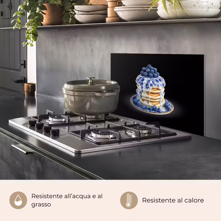 Paraschizzi cucina - Pancake - Mirtilli - Piatto — 2