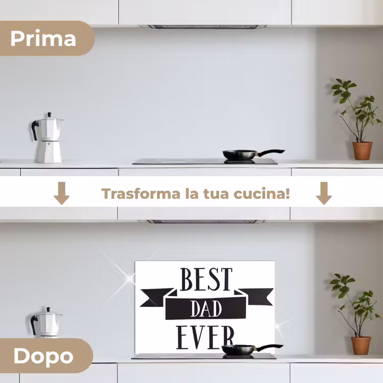 Paraschizzi cucina - Papà - Citazione - Caro papà — 7