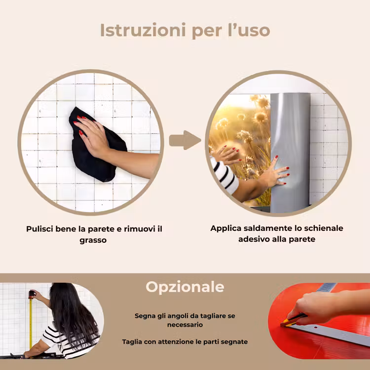 Paraschizzi cucina - Piante - Natura - Fiori - Sole - Orizzonte — 6