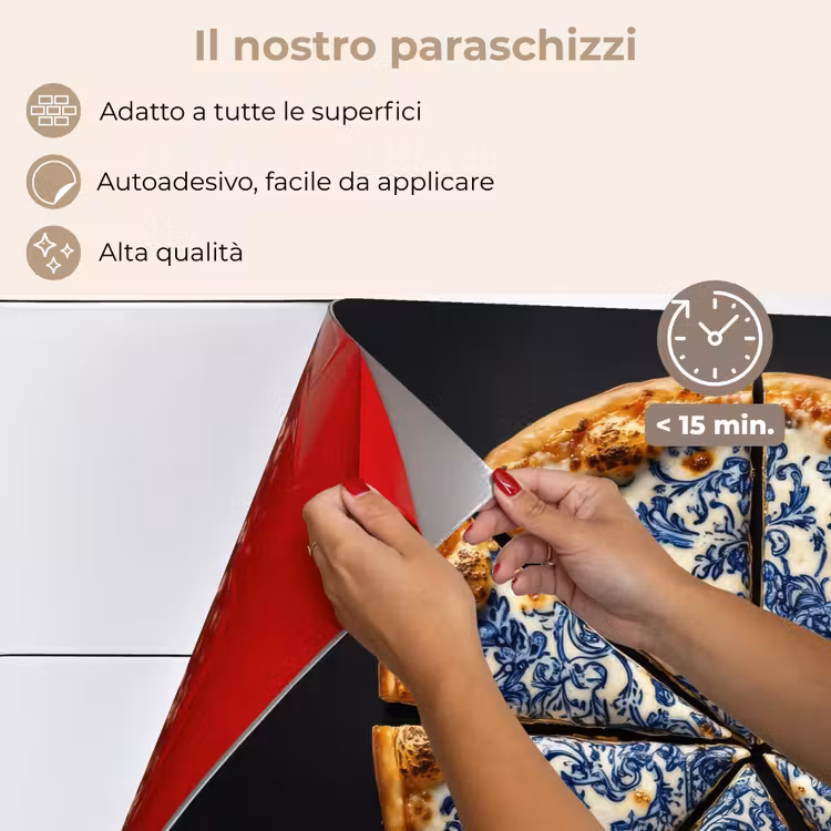 Paraschizzi cucina - Pizza - Cibo - Blu Delft — 4