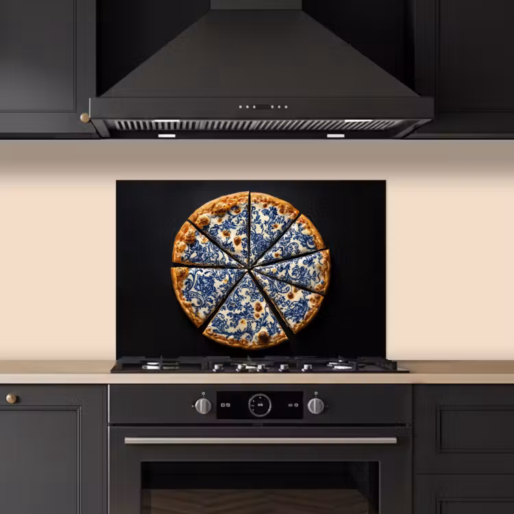 Paraschizzi cucina - Pizza - Cibo - Blu Delft — 5