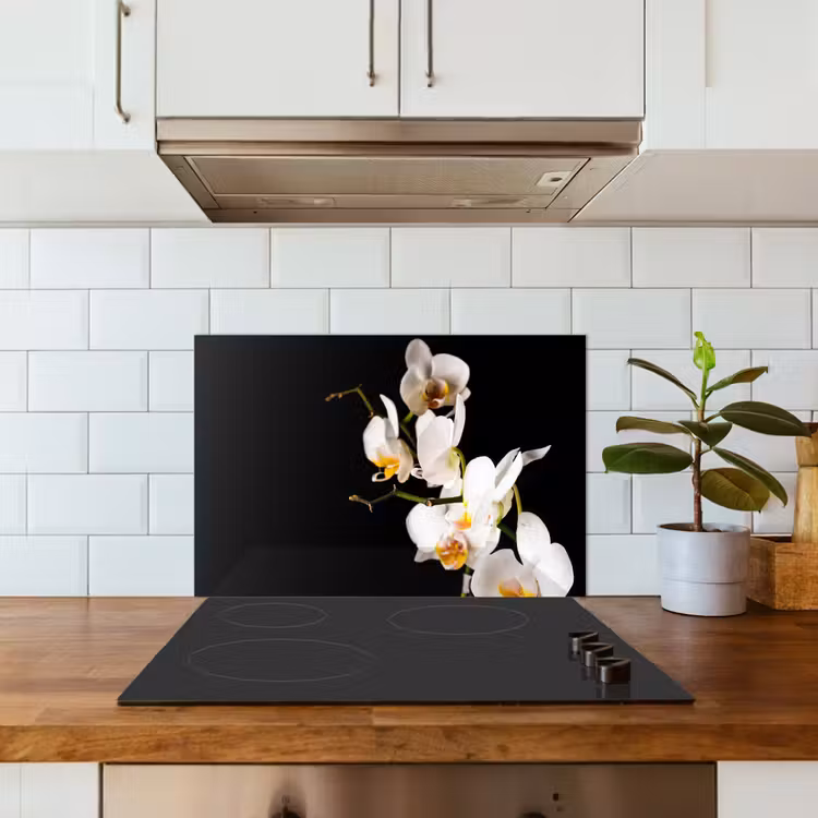 Paraschizzi cucina - Orchidee a contrasto — 3