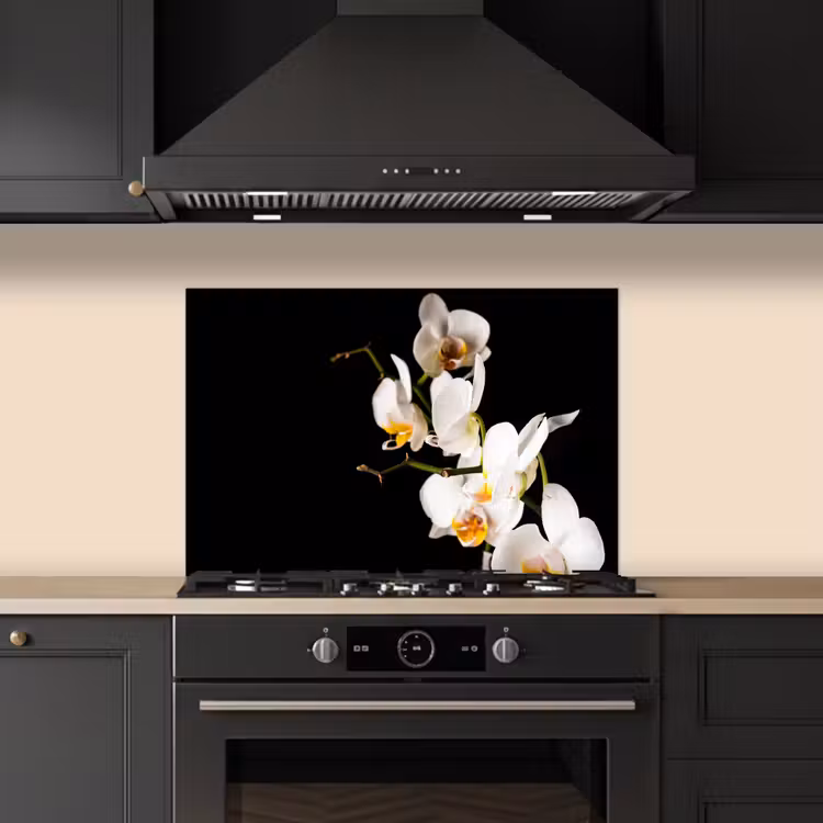 Paraschizzi cucina - Orchidee a contrasto — 5