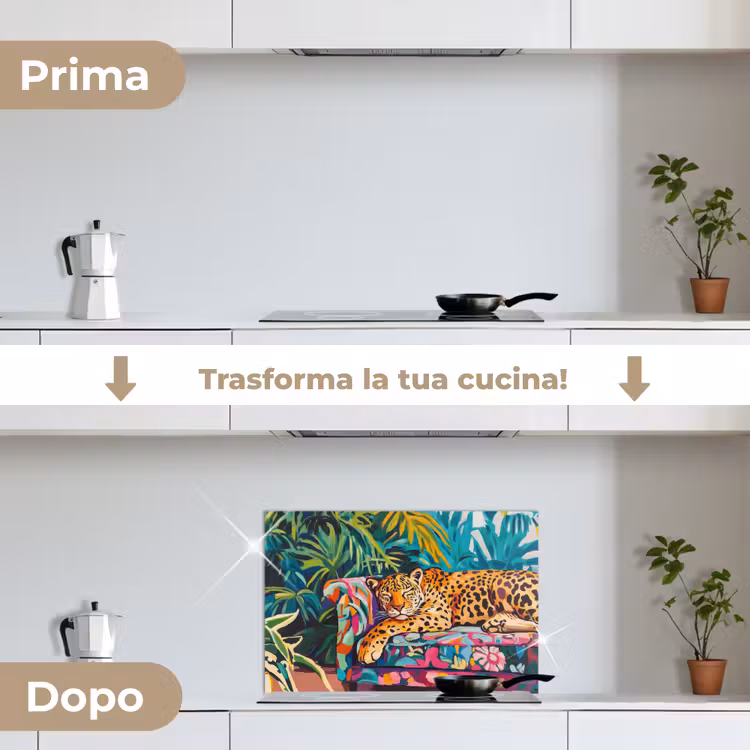Paraschizzi cucina - Leopardo - Colorato - Tropicale — 7