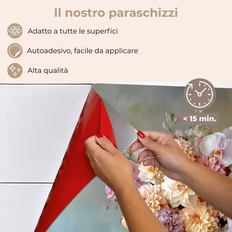 Paraschizzi cucina - Orchidea - Bouquet - Vaso - Fiori — 4