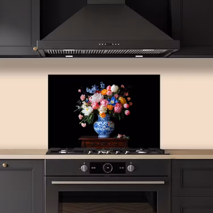Paraschizzi cucina - Rose - Fiori - Vaso - Bouquet — 5