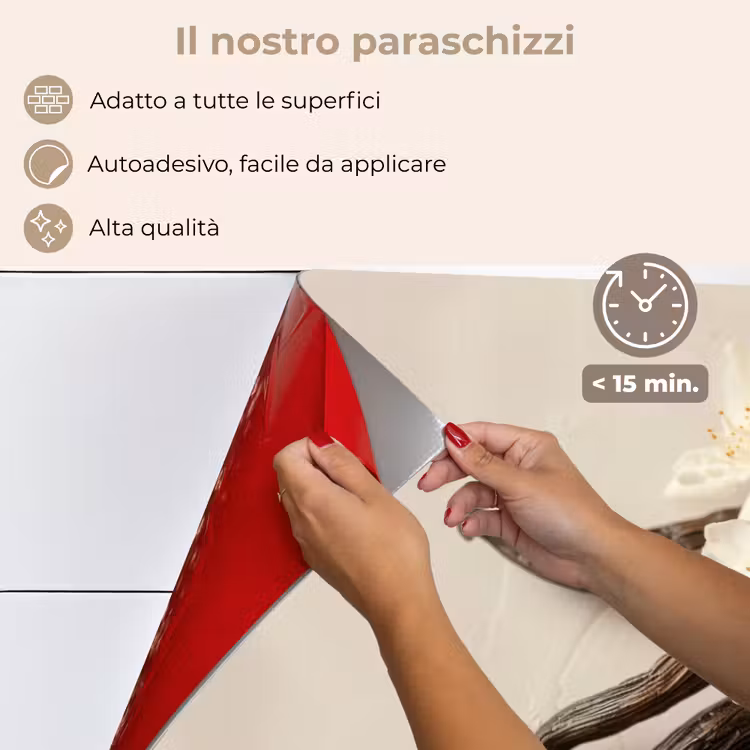 Paraschizzi cucina - Vaniglia - Floreale - Beige — 4