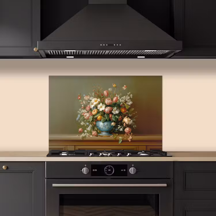 Paraschizzi cucina - Vaso - Pastello - Colori - Fiori — 5