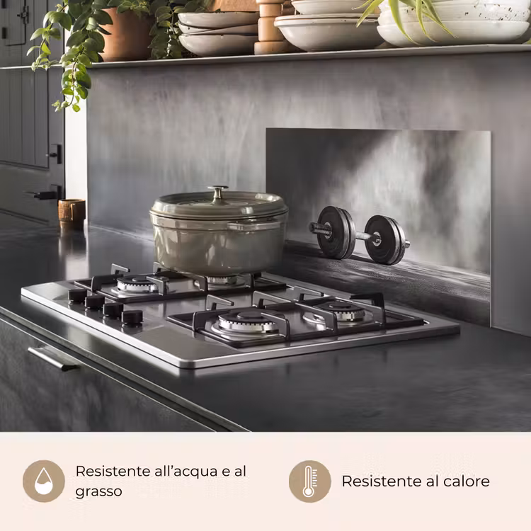 Paraschizzi cucina - Halter - Pesi - Nero — 2