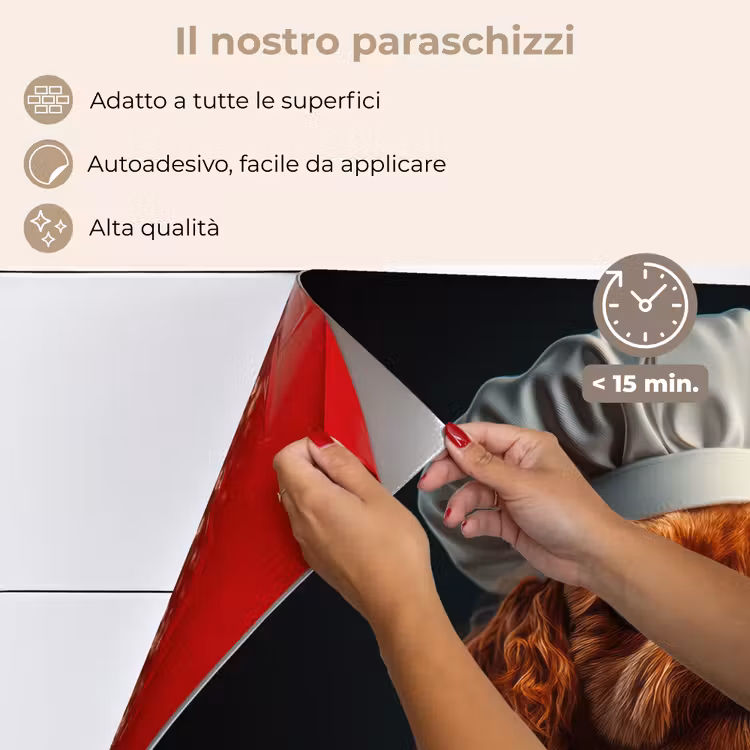 Paraschizzi cucina - Marrone - Cuoco - Cane — 4