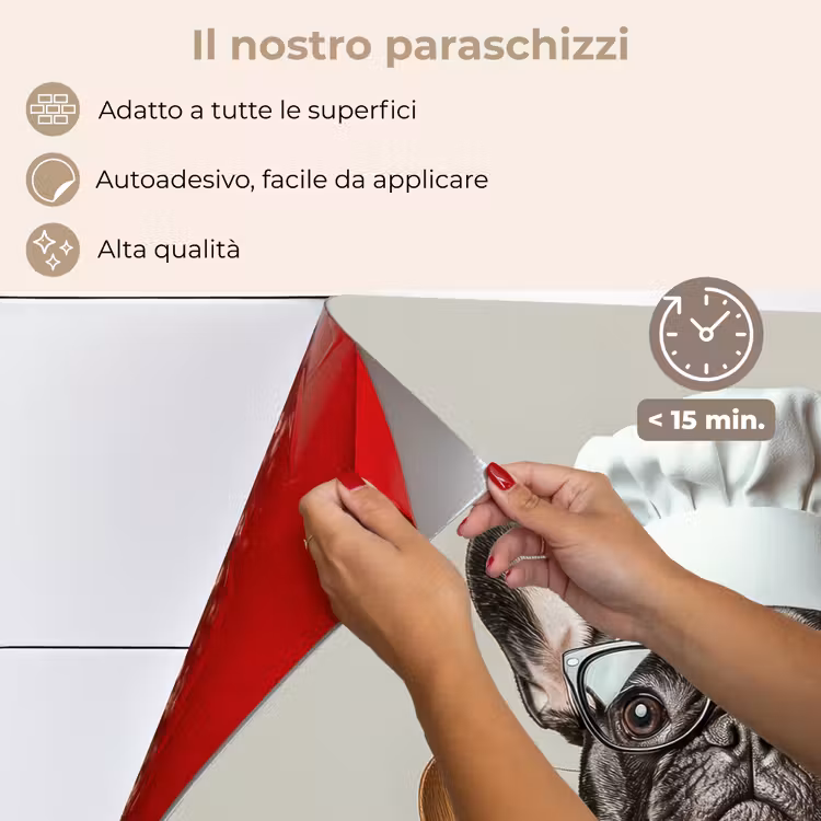 Paraschizzi cucina - Occhiali - Cane - Cuoco — 4