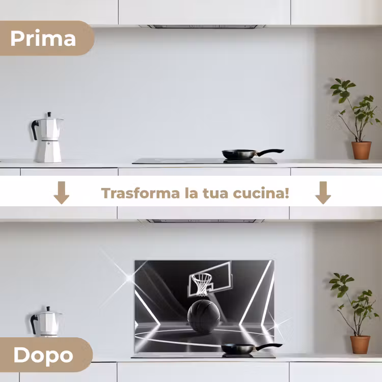 Paraschizzi cucina - Pallacanestro - Campo da basket - Linee — 7