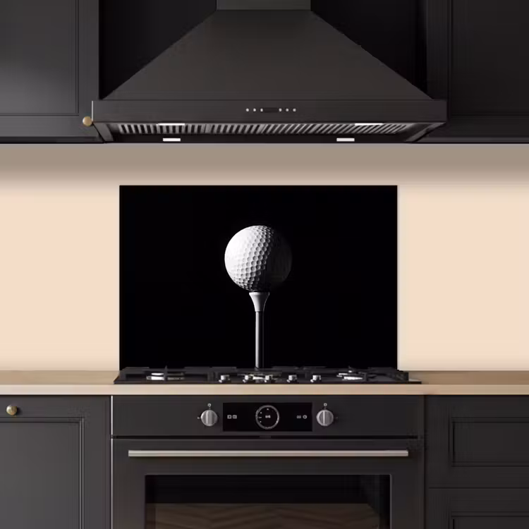 Paraschizzi cucina - Pallina da golf - Minimalista - Bianco — 5