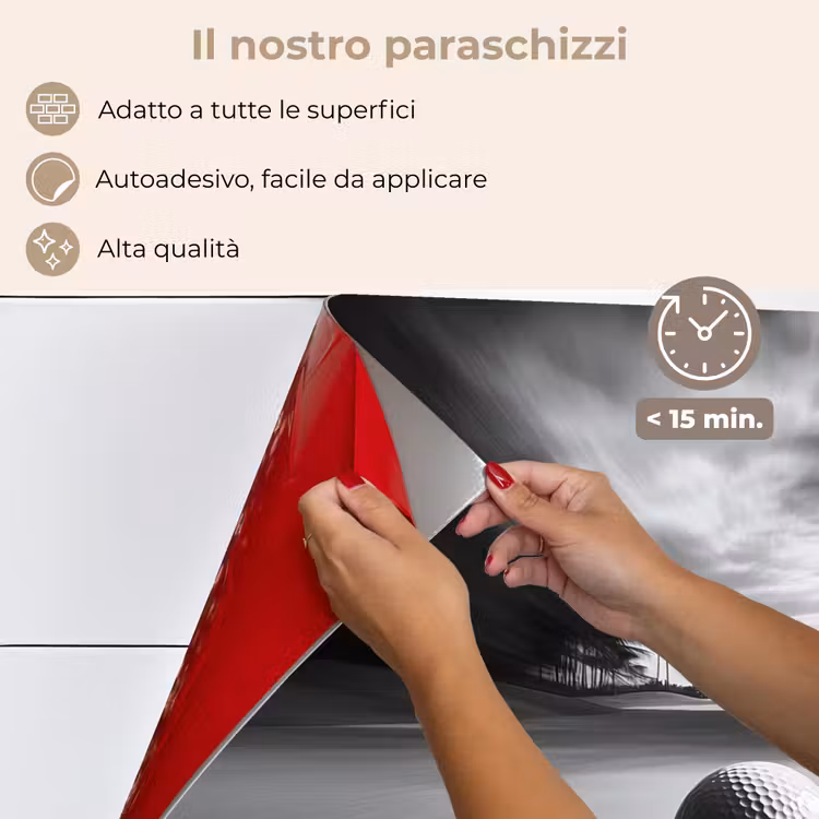 Paraschizzi cucina - Pallina da golf - Sfumata - Nero — 4