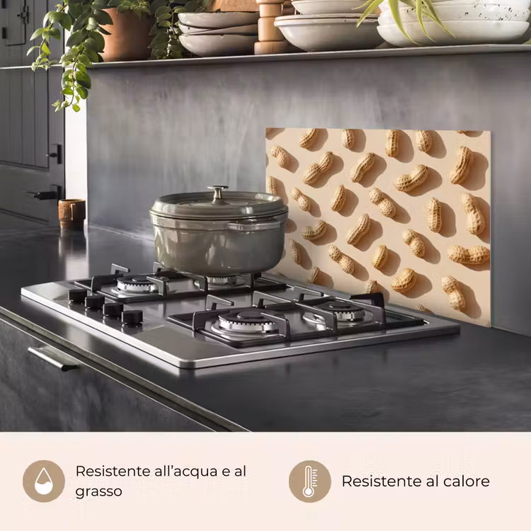 Paraschizzi cucina - Peanuts - Motivo - Beige — 2
