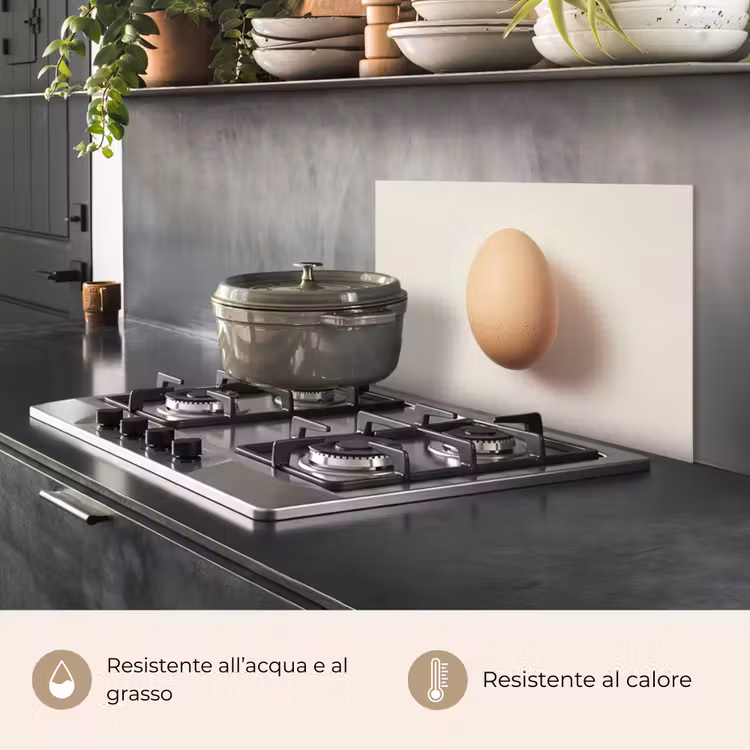 Paraschizzi cucina - Uovo - Beige - Ovale - Ovale — 2