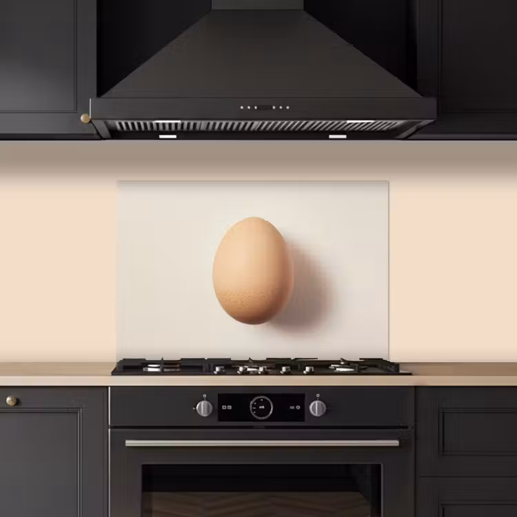 Paraschizzi cucina - Uovo - Beige - Ovale - Ovale — 5
